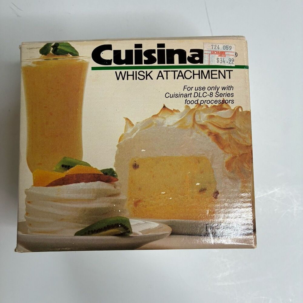 Open Box Cuisinart Food Processor DLC-8 Whisk Attachment DLC-855 Whips Whisking